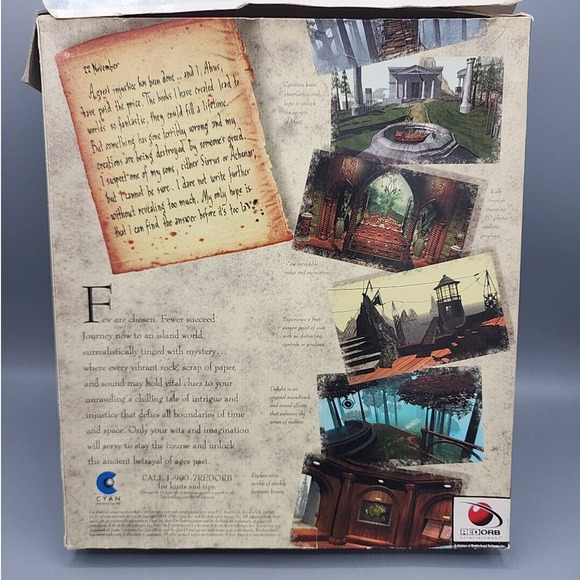 Myst PC Video Game Win 95 Best Selling CD ROM of All Time RedOrb & Strategy Book - Picture 2 of 12